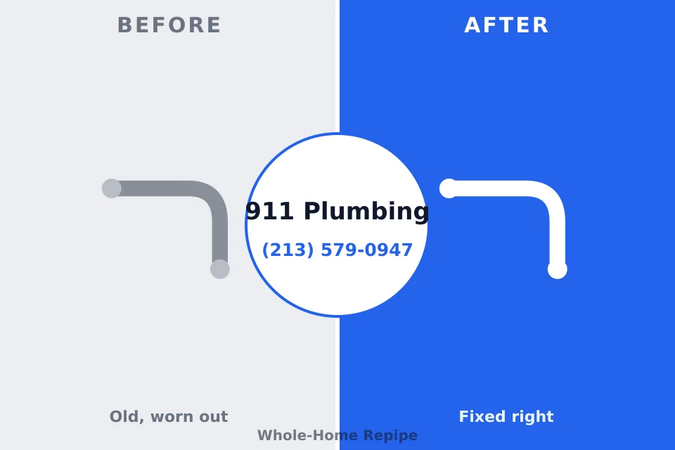 Before and after: plumbing company Mount Juliet, TN